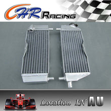 Load image into Gallery viewer, aluminum radiator and hose for Kawasaki KX250 KX 250 2-stroke 2005 2006 2007 05