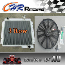 Load image into Gallery viewer, Aluminum Radiator for Toyota Land Cruiser FJ40 FJ45 Petrol MT LandCruiser + fan