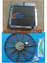 Load image into Gallery viewer, 3 Row Aluminum Radiator for Chevy Cars V8 Conversion 1949-1954 50 51 52 53 + Fan