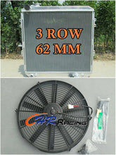 Load image into Gallery viewer, 62MM 3 ROW aluminum radiator toyota HILUX LN106 LN111 Diesel 88-98 AT/MT + fan