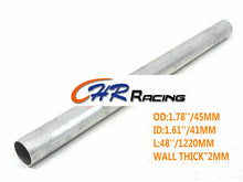 Load image into Gallery viewer, 1.78" ODx1.61"IDx48"L ALUMINUM TUBE TURBO PIPE HOSE STRAIGHT ROUND 45x41x1200MM