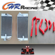 Load image into Gallery viewer, aluminum radiator and hose fit Honda CRF450R CRF450 2002 2003 2004 02 03 04 RED