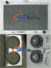 Load image into Gallery viewer, FOR 52MM Nissan Silvia S13 SR20DET Aluminum Radiator + Fan Shroud + 2x12" Fans