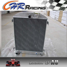 Load image into Gallery viewer, 64mm 3 core 1932 32 FORD HIBOY HI-BOY FORD engine aluminum radiator + FAN