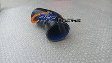 Load image into Gallery viewer, 45 Degree Silicone Reducer Elbow Hose Intercooler Pipe 64mm 51mm 2.5"-2" black