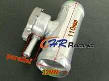 Load image into Gallery viewer, 32mm 1-1/4" O.D Aluminum Inline Radiator Hose Pipe Filler Neck & Free Cap