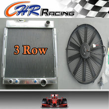 Load image into Gallery viewer, 3 ROW 56mm Aluminum Radiator for Ford MUSTANG V8 289 302 WINDSOR 64-66 + 16" FAN