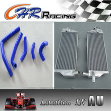 Load image into Gallery viewer, aluminum Radiator +blue HOSE Honda CR250R CR250 CR 250R 05-07 06 2005 2006 2007