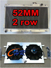 Load image into Gallery viewer, 52MM aluminum radiator +shroud+ fan 90-97 MAZDA MIATA MX5 MX-5 MX V MT