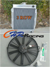 Load image into Gallery viewer, 3 Rows Aluminum Radiator + 12" Fan for DATSUN 1200 Manual