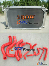 Load image into Gallery viewer, Aluminum radiator&BLACK hose for NISSAN Patrol Y60 GQ 2.8L RD28T Turbo Diesel