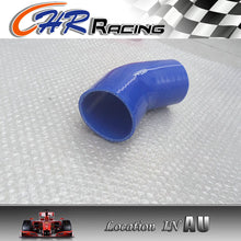 Load image into Gallery viewer, Silicone 90 Degree Reducer Elbow Hose Tube Pipe 70mm - 76mm 2.75"- 3" RED