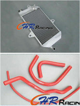 Load image into Gallery viewer, Aluminum radiator and blue hose for Yamaha ATV BANSHEE YFZ350 YFZ 350 1987-2006