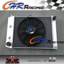 Load image into Gallery viewer, Aluminum Radiator for FORD Cortina 6 cylinder TC TD TE TF 1972-1982 AT + 14''FAN