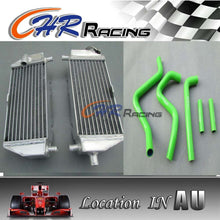 Load image into Gallery viewer, aluminum radiator&silicone hose fit Kawasaki KX250 KX 250 1999 2000 2001 2002
