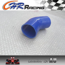 Load image into Gallery viewer, Silicone 90 Degree 76mm - 102mm 3" to 4" Silicone Elbow Reducer Hose RED