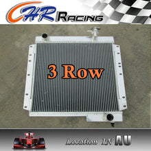 Load image into Gallery viewer, Aluminum Radiator for Toyota Land Cruiser FJ40 FJ45 Petrol MT LandCruiser + fan