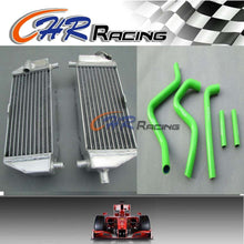 Load image into Gallery viewer, aluminum radiator&silicone hose fit Kawasaki KX250 KX 250 1999 2000 2001 2002