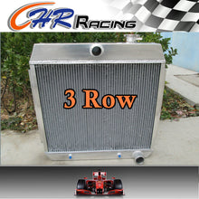 Load image into Gallery viewer, 64MM 3ROW FORD For Chevy BEL AIR V8 1955-1957 55 56 57 Aluminum Alloy Radiator