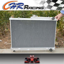 Load image into Gallery viewer, FOR 52MM NISSAN SKYLINE R33 R34 GTS-T RB25DET Aluminum Radiator+Fan Shroud+2Xfan