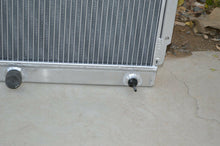 Load image into Gallery viewer, 3 core aluminum radiator + fan for DATSUN 1200 manual