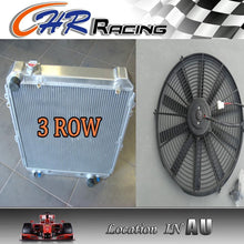 Load image into Gallery viewer, 3ROW Toyota Hilux surf KZN130 1KZ-TE 3.0 TD 1993-1996 Aluminum Radiator +16" fan