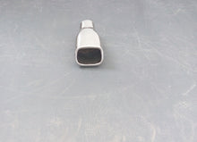 Load image into Gallery viewer, NEW 2" inlet Stainless rectangle angle cut outlet rolled Exhaust Tip 7" long