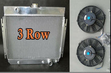 Load image into Gallery viewer, Aluminum radiator & fans for Chevy Impala L6 V8 1963-1968 & EI Camino 1966 1967