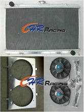 Load image into Gallery viewer, FOR 52MM Nissan Silvia S13 SR20DET Aluminum Radiator + Fan Shroud + 2x12" Fans