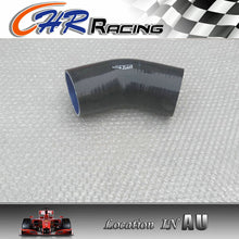 Load image into Gallery viewer, Silicone Joiner 45 Degree Bend Elbow Radiator Hose 102mm 4" Silicon Pipe BLACK