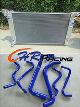 Load image into Gallery viewer, FOR 52mm HOLDEN COMMODORE VT VX V6 3.8L PETROL 97-02 Aluminum Radiator+BLUE HOSE