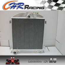 Load image into Gallery viewer, 3 core 64MM for 1932 32 FORD CHOPPED FORD ENGINE AT aluminum radiator