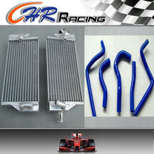 Load image into Gallery viewer, Aluminum radiator AND BLUE HOSE FOR Honda CR125 CR125R CR 125 03 2003