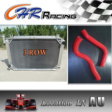Load image into Gallery viewer, 3ROW FOR NISSAN Patrol GQ Y60 4.2 Diesel aluminum radiator + silicone BLUE HOSE