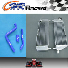 Load image into Gallery viewer, aluminum radiator and hose for Kawasaki KX250 KX 250 2-stroke 2005 2006 2007 05
