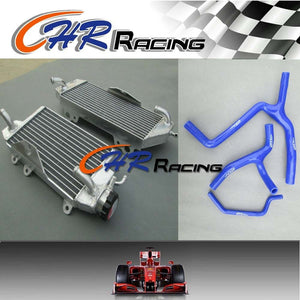 Aluminum Radiator and red hose for KAWASAKI KXF450 KX450F 2012 2013 2014 12 13