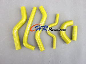 SILICONE RADIATOR HOSE Kawasaki KXF250 KX250F KX 250F 07 08 2007 2008 YELLOW