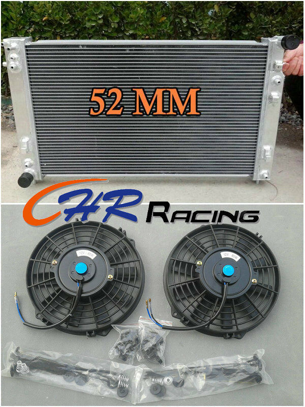 For Holden VT VX HSV Commodore V8 GEN3 LS1 5.7L Aluminum Radiator & FANS