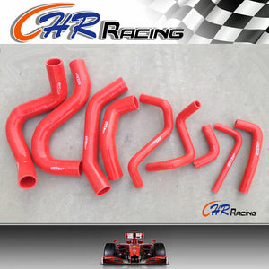 Silicone radiator hose for Patrol Y60 GQ 2.8L RD28T Turbo Diesel 1994-1997 RED