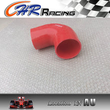 Load image into Gallery viewer, RED Silicone 90 Degree Elbow Connector Joiner Turbo Hose 70mm 2.75&quot; 2-3/4&quot;
