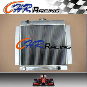 3 rows aluminum radiator + fan for Ford Escort Mk1 Mk2 RS2000 1968-1980 Manual