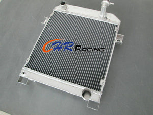 ALUMINUM RADIATOR JAGUAR MARK 2 MK2 MK II DAIMLER 2.5 V8; V8-250 MT 62-67+FAN