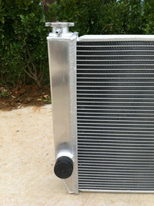 Aluminum Radiator for FORD Falcon XC XD XE XF V8 or 6 cylinder Manual +FANS