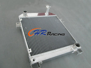 ALUMINUM RADIATOR JAGUAR MARK 2 MK2 MK II DAIMLER 2.5 V8; V8-250 MT 62-67+FAN