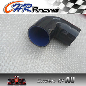 Silicone 90° degree Elbow hose 51mm 2" ID INTAKE TURBO INTERCOOLER PIPE Blue