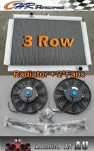 Load image into Gallery viewer, 3ROW 1975-1983 Nissan Datsun Fairlady Z 280Z 280ZX Aluminum Radiator 2.8L+2XFANS
