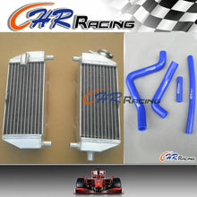 Load image into Gallery viewer, aluminum radiator&amp;silicone hose Kawasaki KX125 1995 1999 2000 2001 2002 94-02 96
