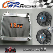 Load image into Gallery viewer, 3 core Aluminum Radiator for Mazda RX-7 RX7 S1 S2 S3 MT 1979-1985 1980 + 2*FANS
