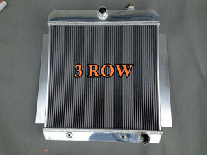 3 ROW for 1955-1959 CHEVY PICKUP TRUCK Aluminum Radiator 1955 1956 1957 1958 59