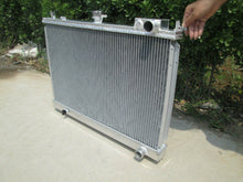 Load image into Gallery viewer, 50MM 2 Row Aluminum Radiator &amp; 2* Fans for Nissan Pintara Skyline R31 Manual MT
